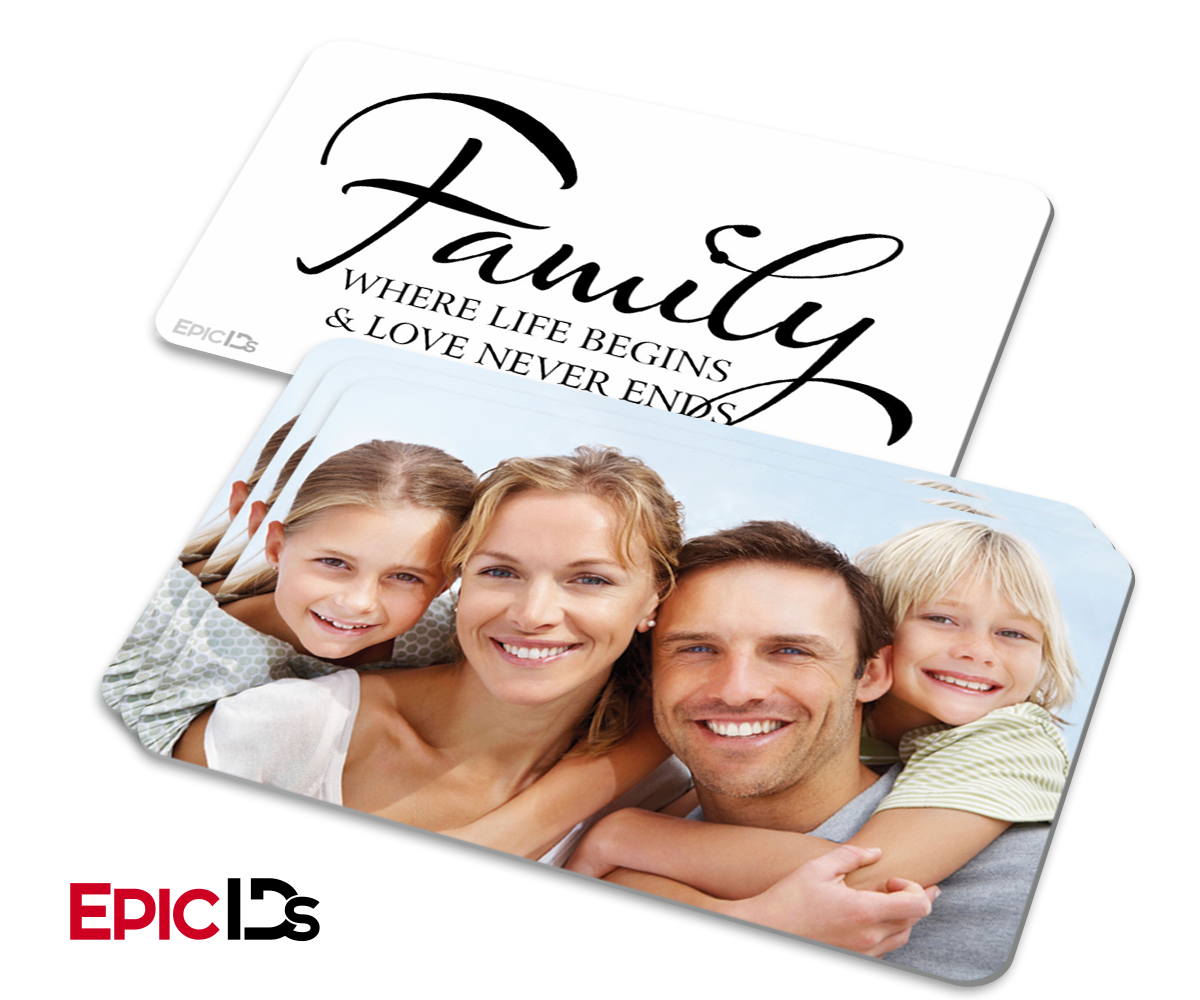 'Self-Designed' Premium Photo Card Package - Epic IDs