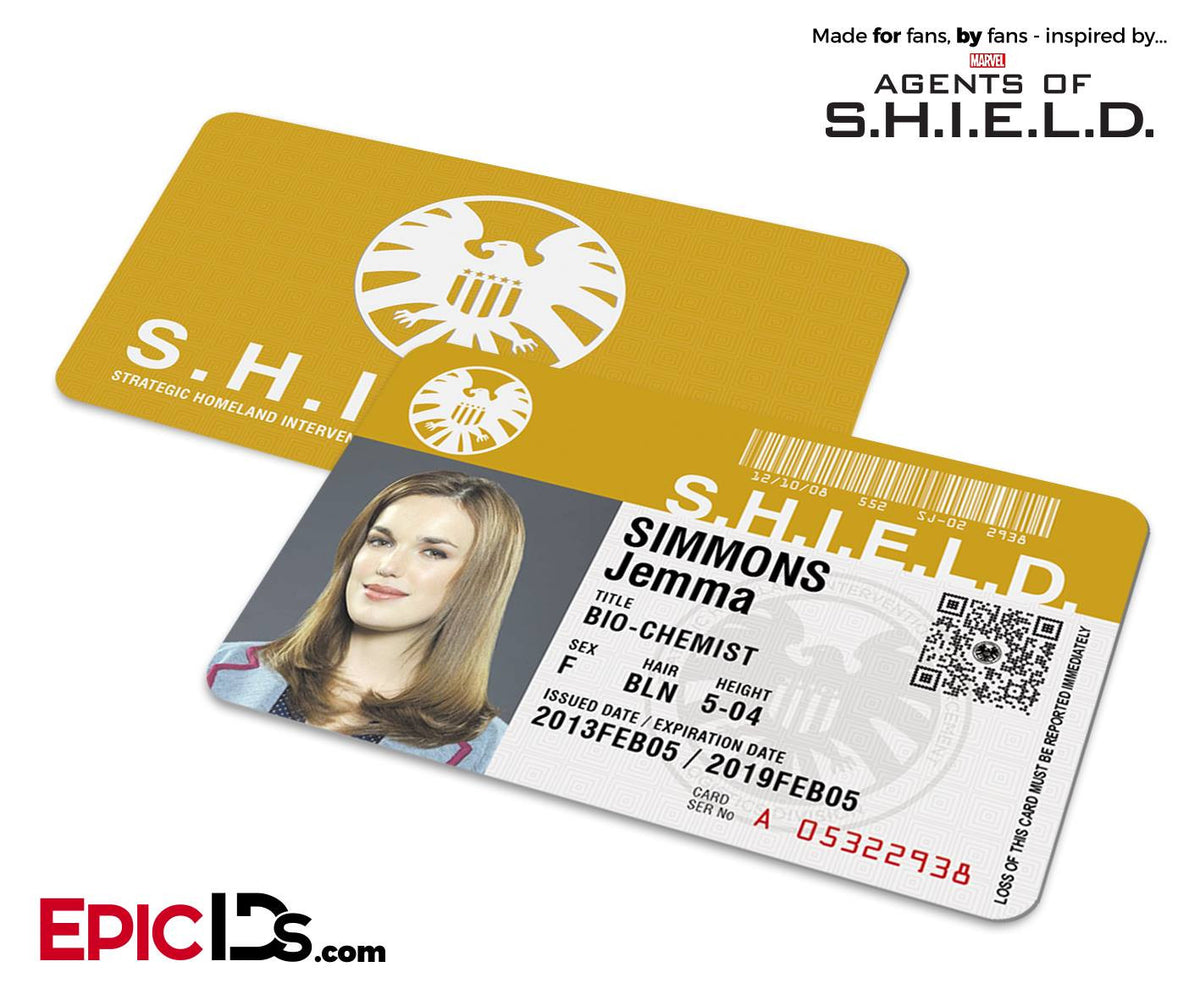 Marvel Agents of S.H.I.E.L.D. Badge ID Card Replica Set | toynk Exclusive