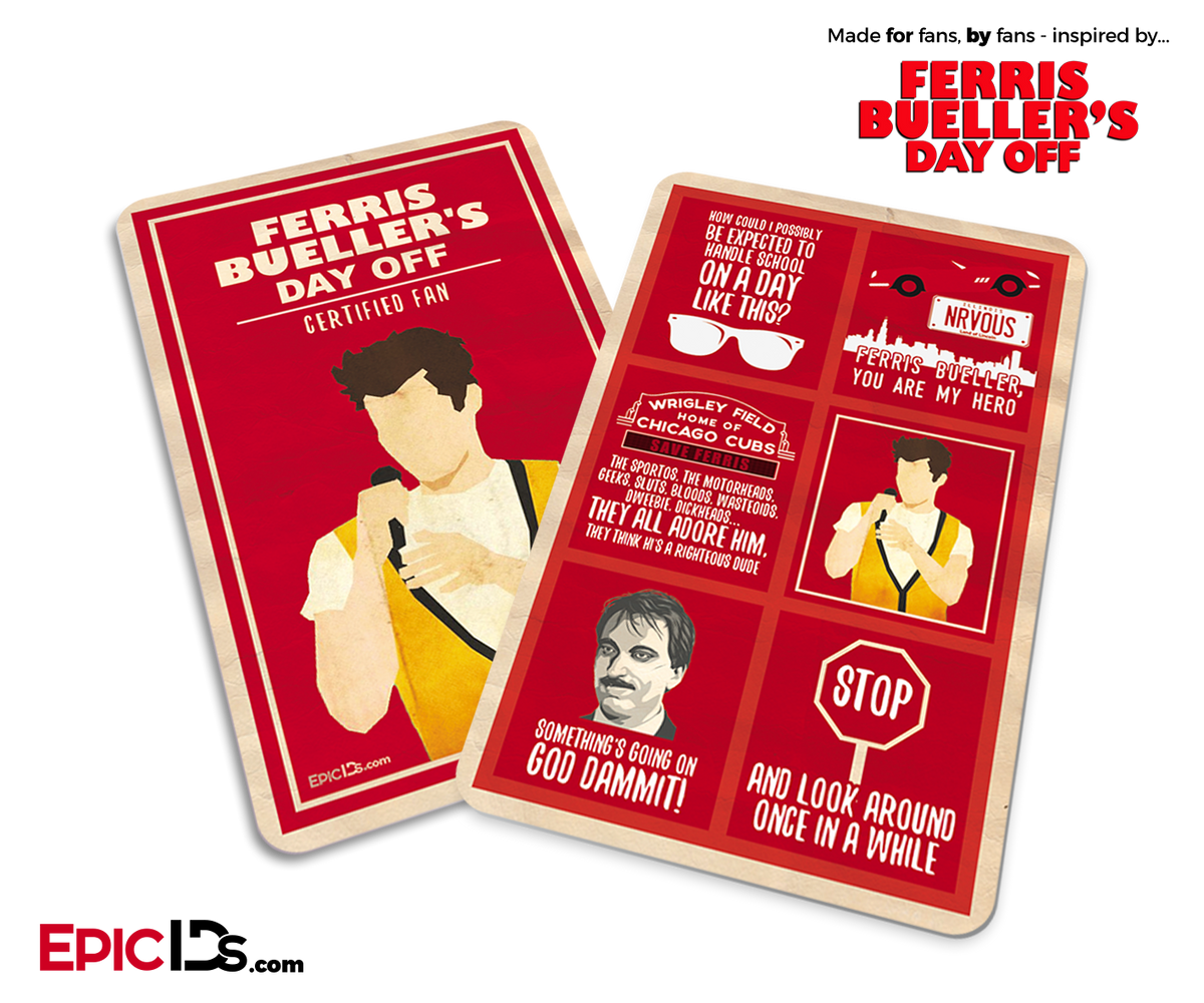 Ferris Bueller's Day off Cameron Frye Print Set 4 X 6 