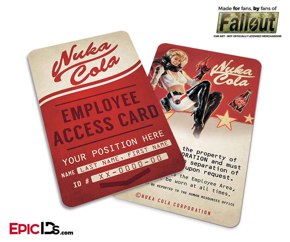 FALLOUT Card Holder Nuka Cola